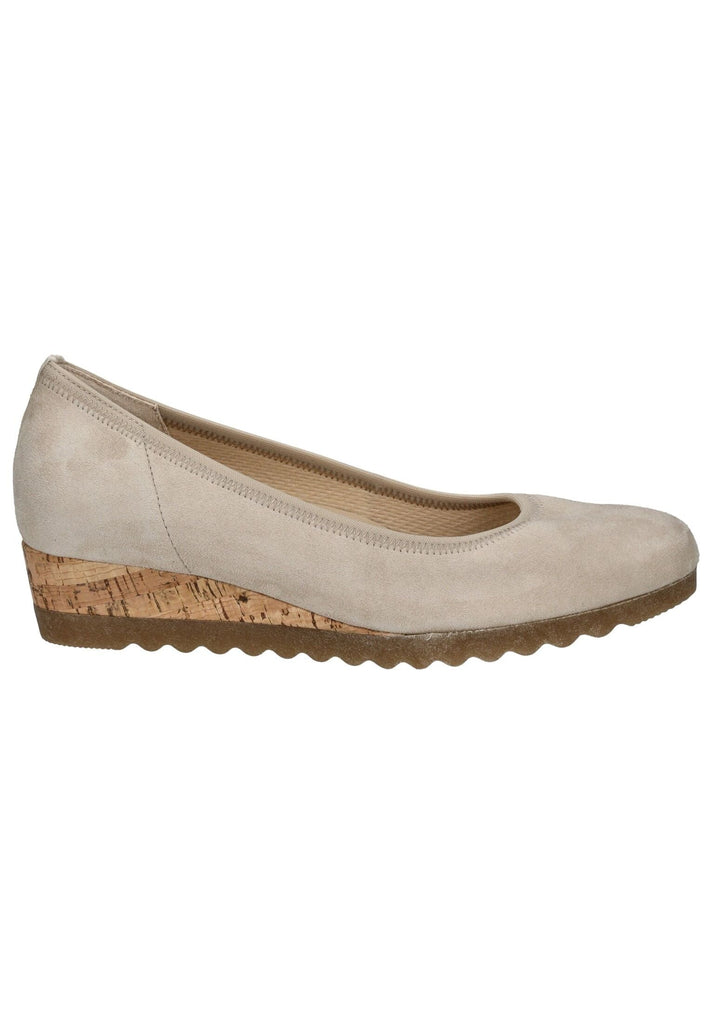 Gabor Comfort Pumps Veloursleder Beige