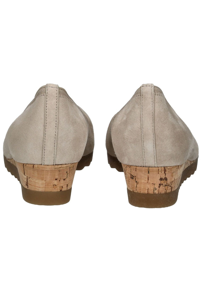 Gabor Comfort Pumps Veloursleder Beige