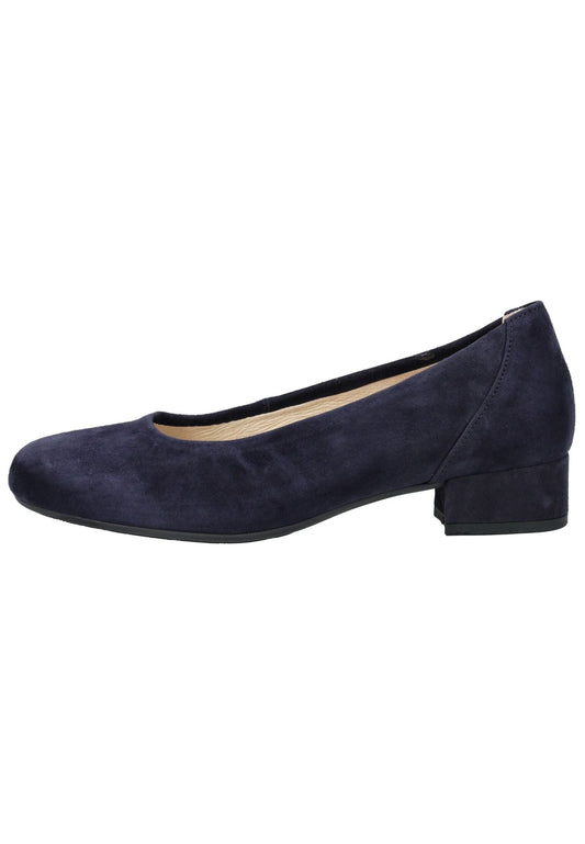Gabor Comfort Pumps Veloursleder Dunkelblau
