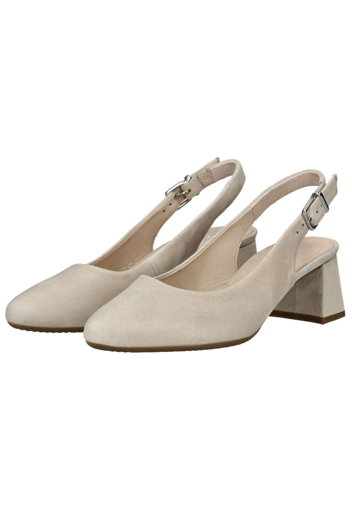 Gabor Comfort Pumps Veloursleder Hellbeige