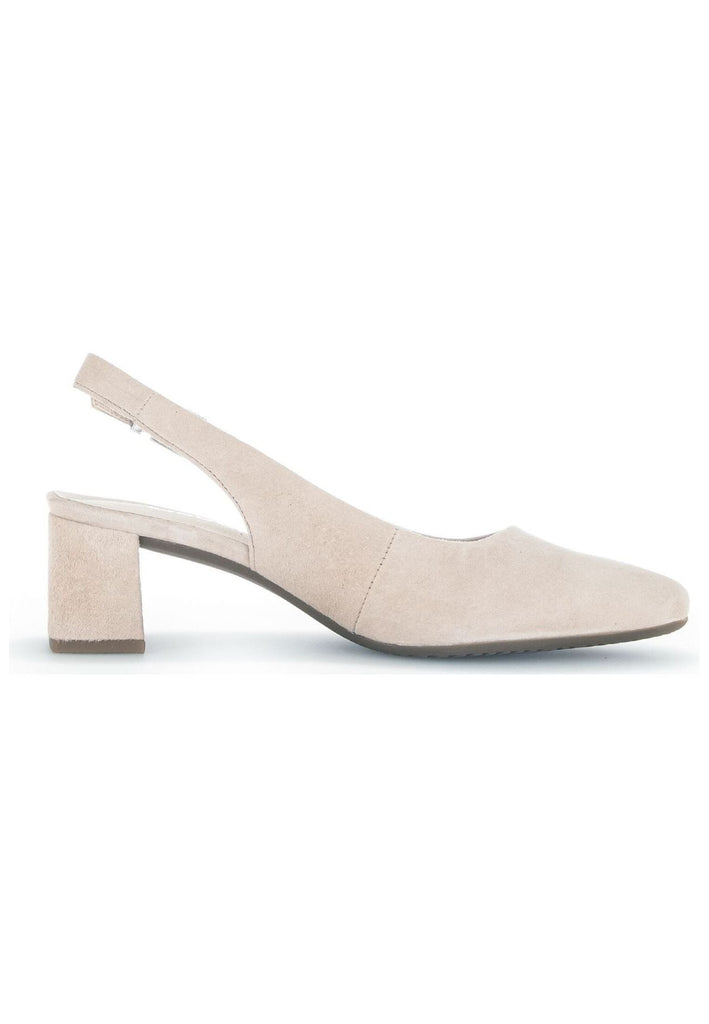 Gabor Comfort Pumps Veloursleder Hellbeige