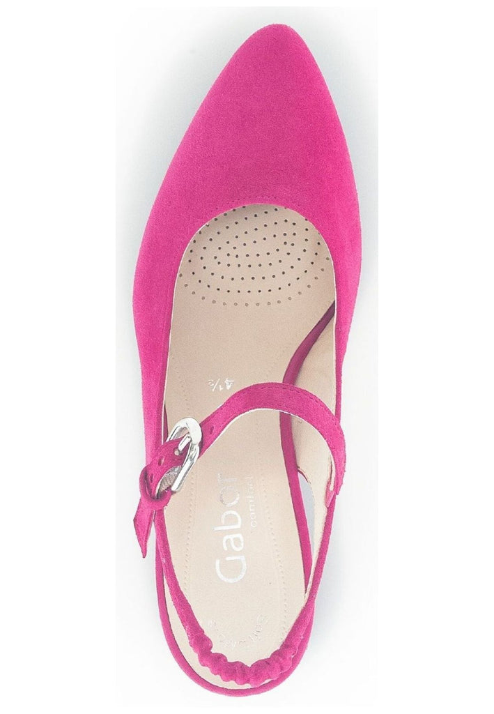 Gabor Comfort Pumps Veloursleder Pink