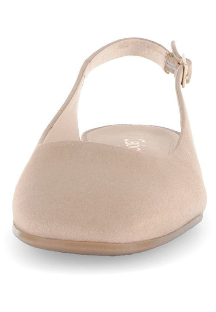 Gabor Comfort Pumps Veloursleder Sand
