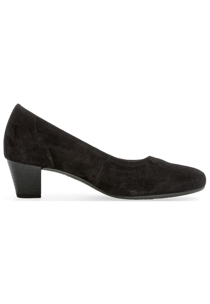 Gabor Comfort Pumps Veloursleder Schwarz