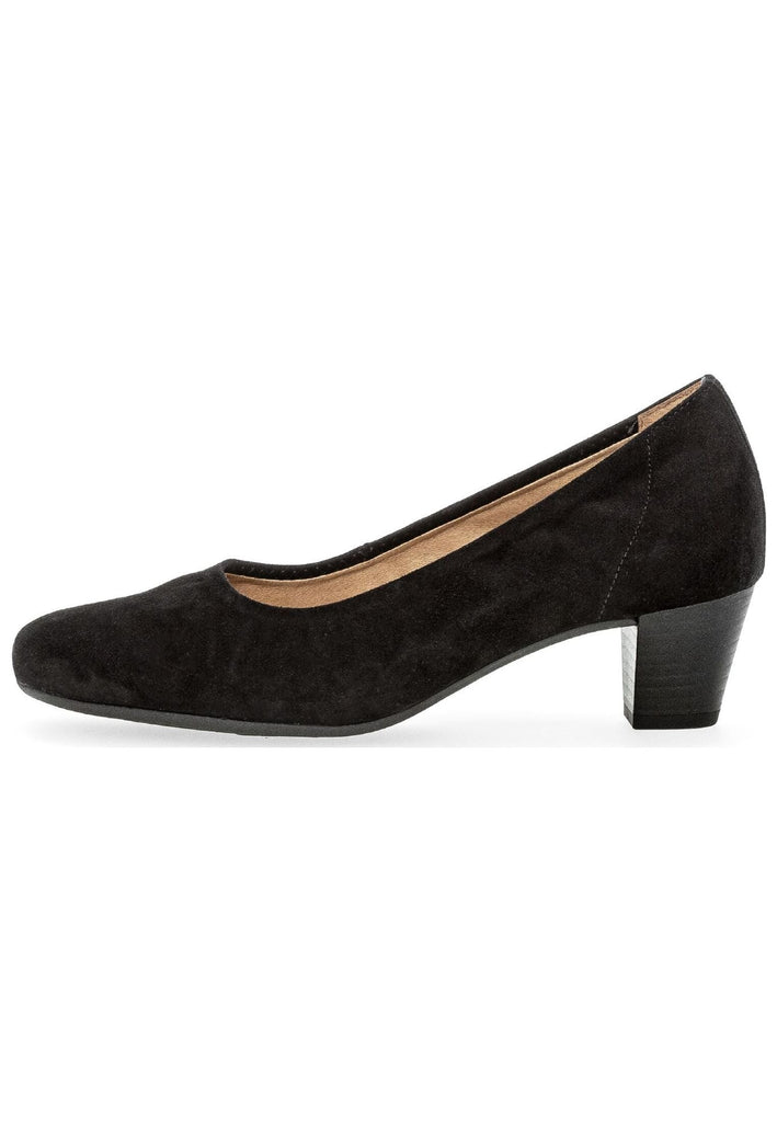 Gabor Comfort Pumps Veloursleder Schwarz