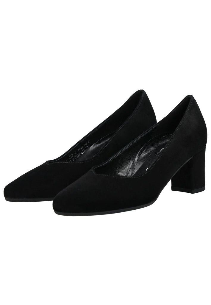 Gabor Comfort Pumps Veloursleder Schwarz