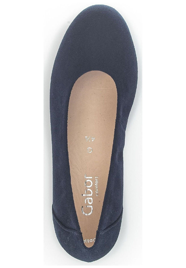 Gabor Comfort Pumps Veloursleder/Synthetik Dunkelblau