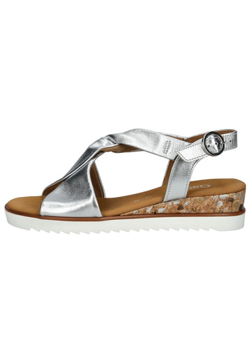 Sandalen Gabor Comfort Sandalen Leder Silber
