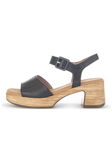 Sandalen Gabor Comfort Sandalen Nappaleder Schwarz