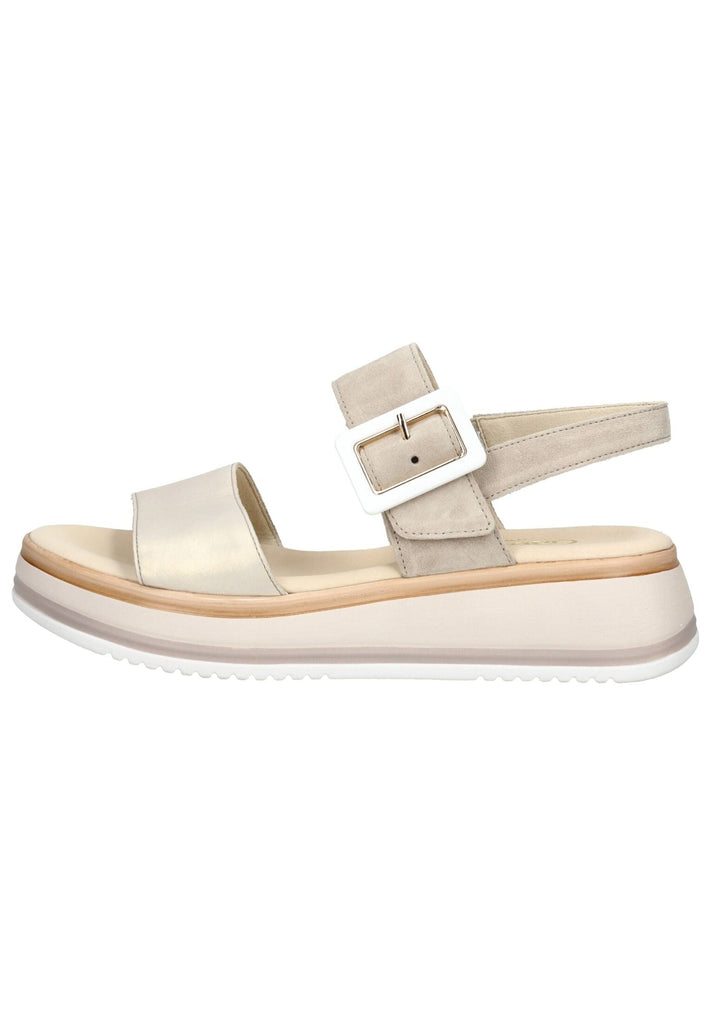 Sandalen Gabor Comfort Sandalen Nappaleder Weiß