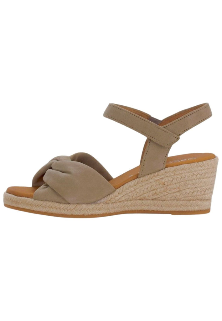 Sandalen Gabor Comfort Sandalen Veloursleder Beige
