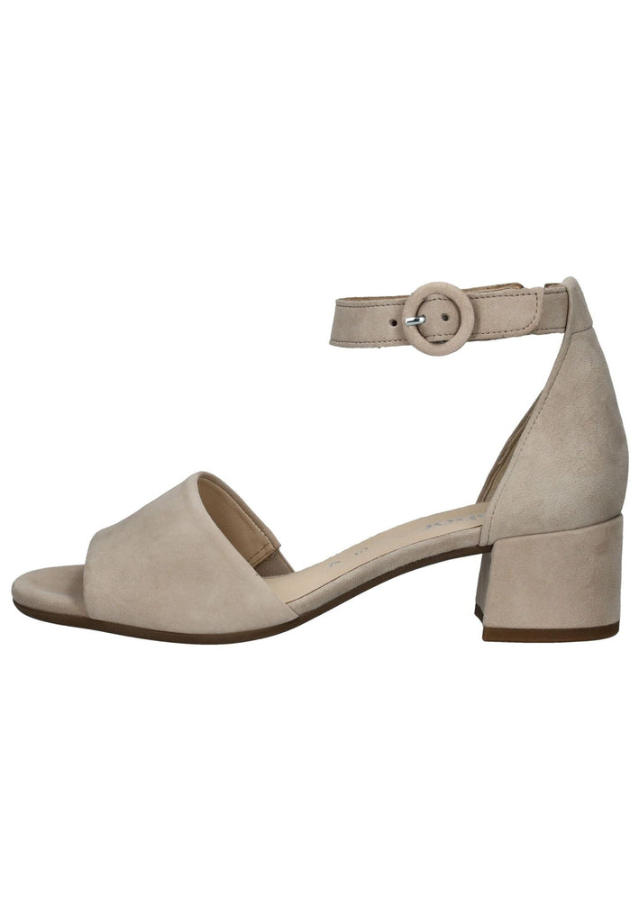 Sandalen Gabor Comfort Sandalen Veloursleder Beige