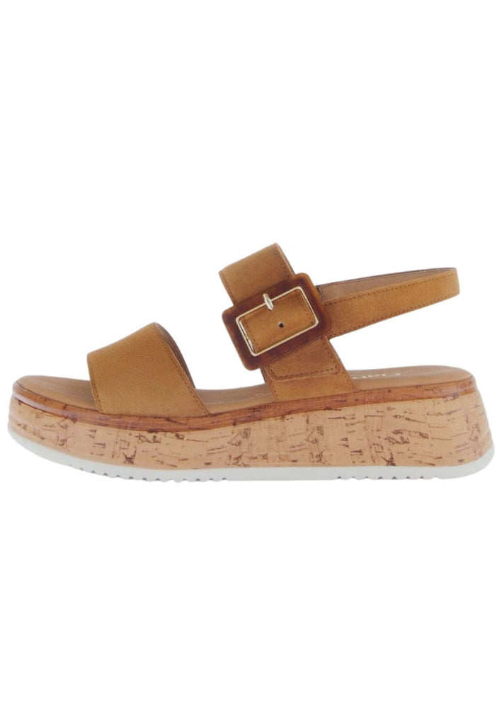 Sandalen Gabor Comfort Sandalen Veloursleder Braun