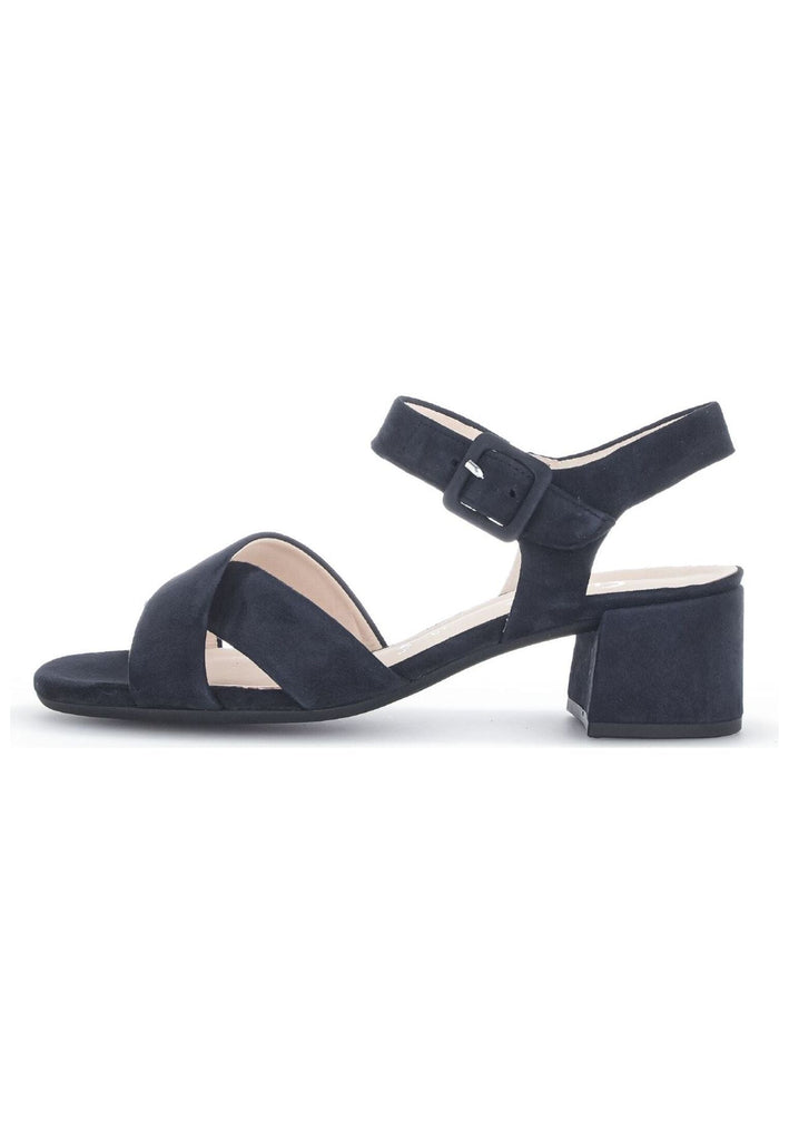 Sandalen Gabor Comfort Sandalen Veloursleder Dunkelblau