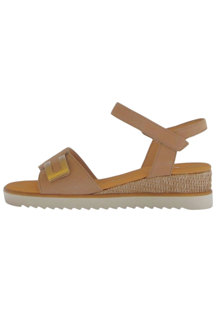 Sandalen Gabor Comfort Sandalen Veloursleder Sand
