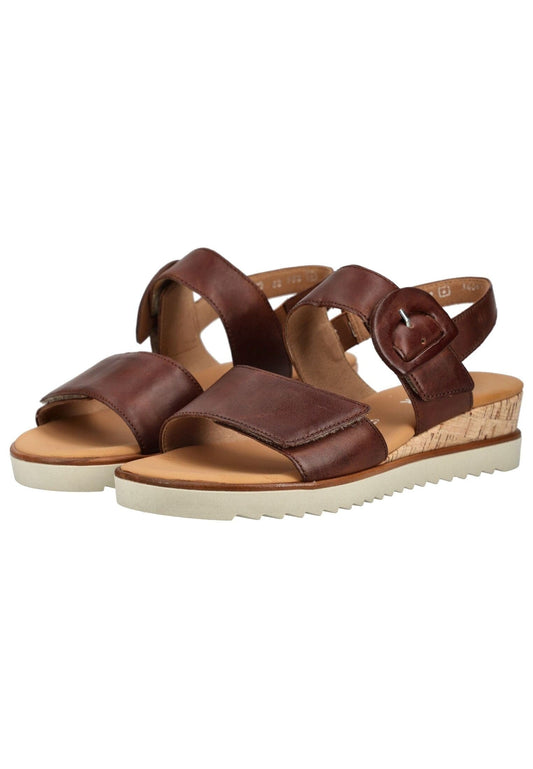 Gabor Comfort Sandalen Glattleder Camel