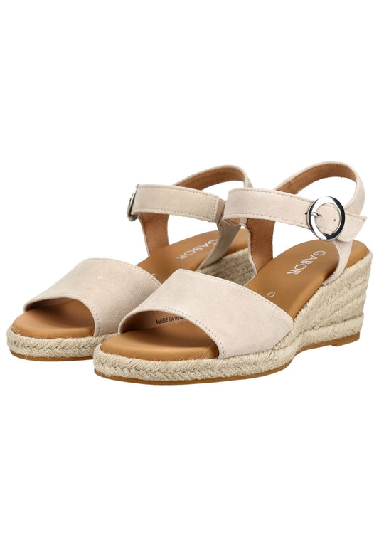 Gabor Comfort Sandalen Leder Beige