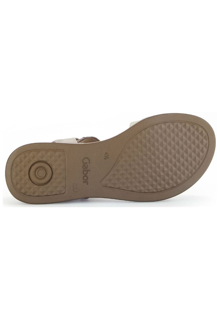 Gabor Comfort Sandalen Leder Beige/Gold