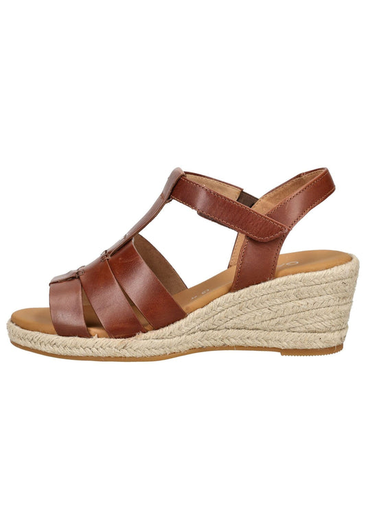 Gabor Comfort Sandalen Leder Camel