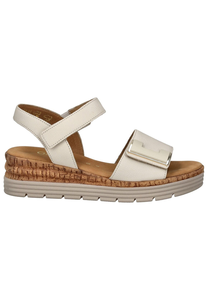 Gabor Comfort Sandalen Leder Creme
