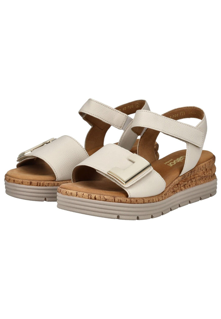 Gabor Comfort Sandalen Leder Creme