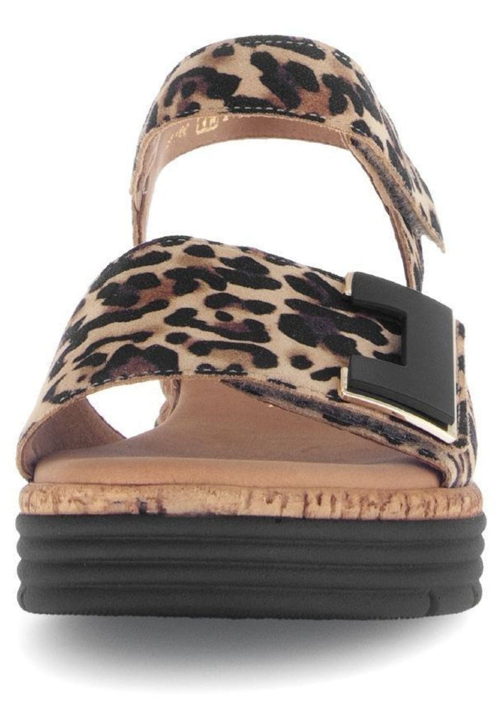 Gabor Comfort Sandalen Leder Leopard