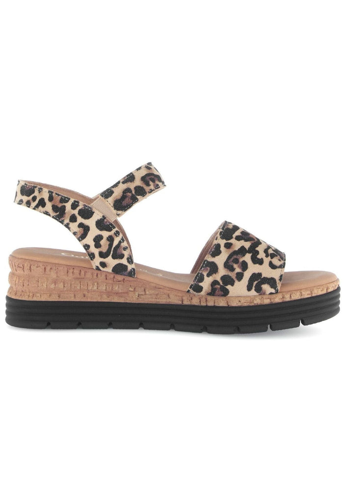 Gabor Comfort Sandalen Leder Leopard