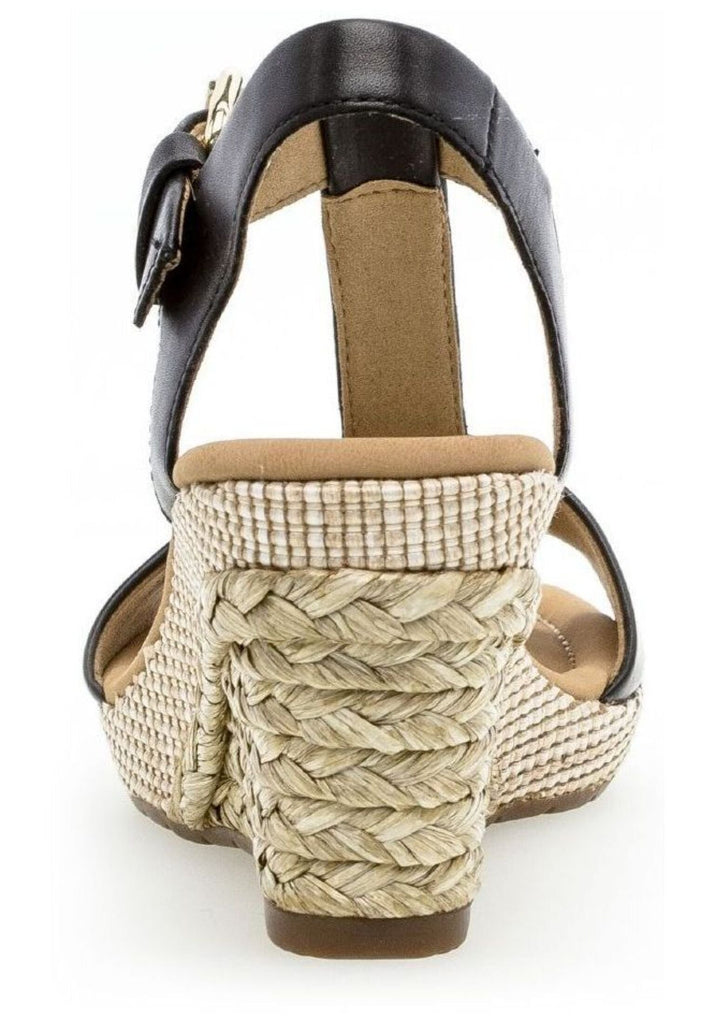 Gabor Comfort Sandalen Leder Schwarz