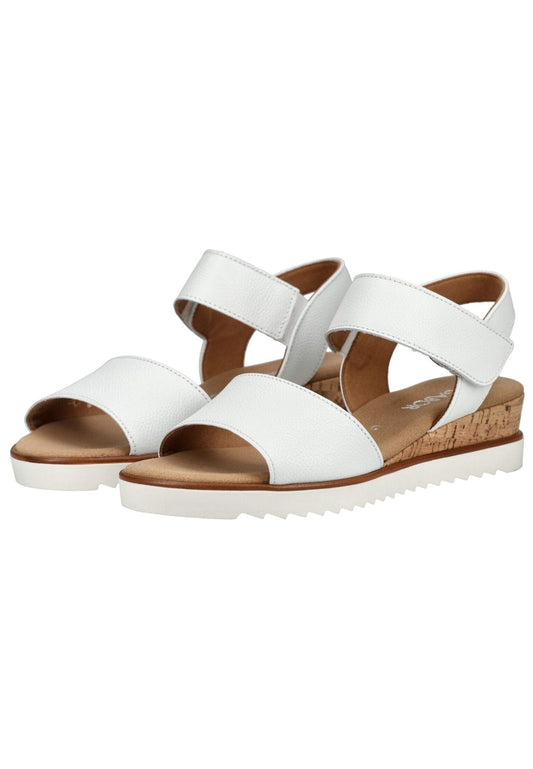 Gabor Comfort Sandalen Leder Weiß