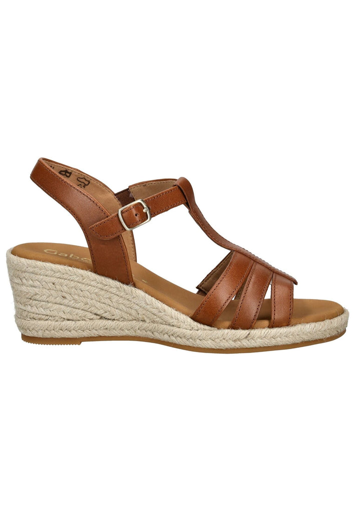 Gabor Comfort Sandalen Nappaleder Cognac