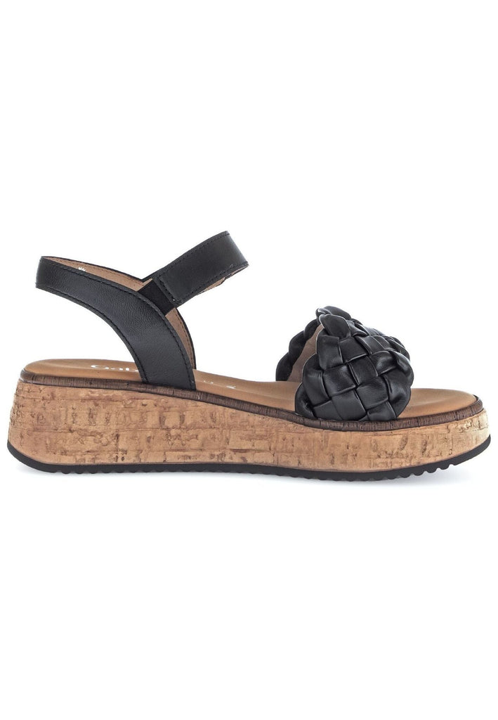 Gabor Comfort Sandalen Nappaleder Schwarz