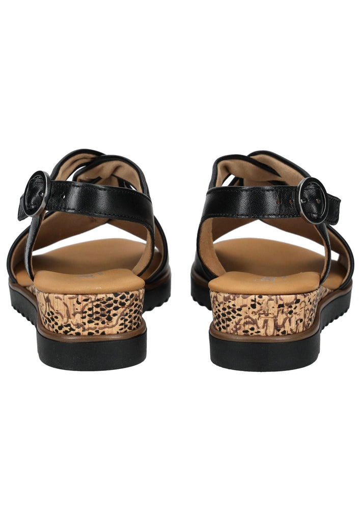 Gabor Comfort Sandalen Nappaleder Schwarz