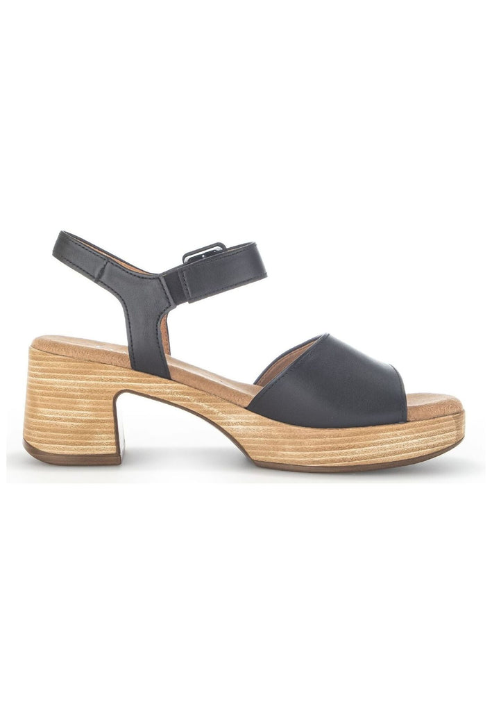 Gabor Comfort Sandalen Nappaleder Schwarz