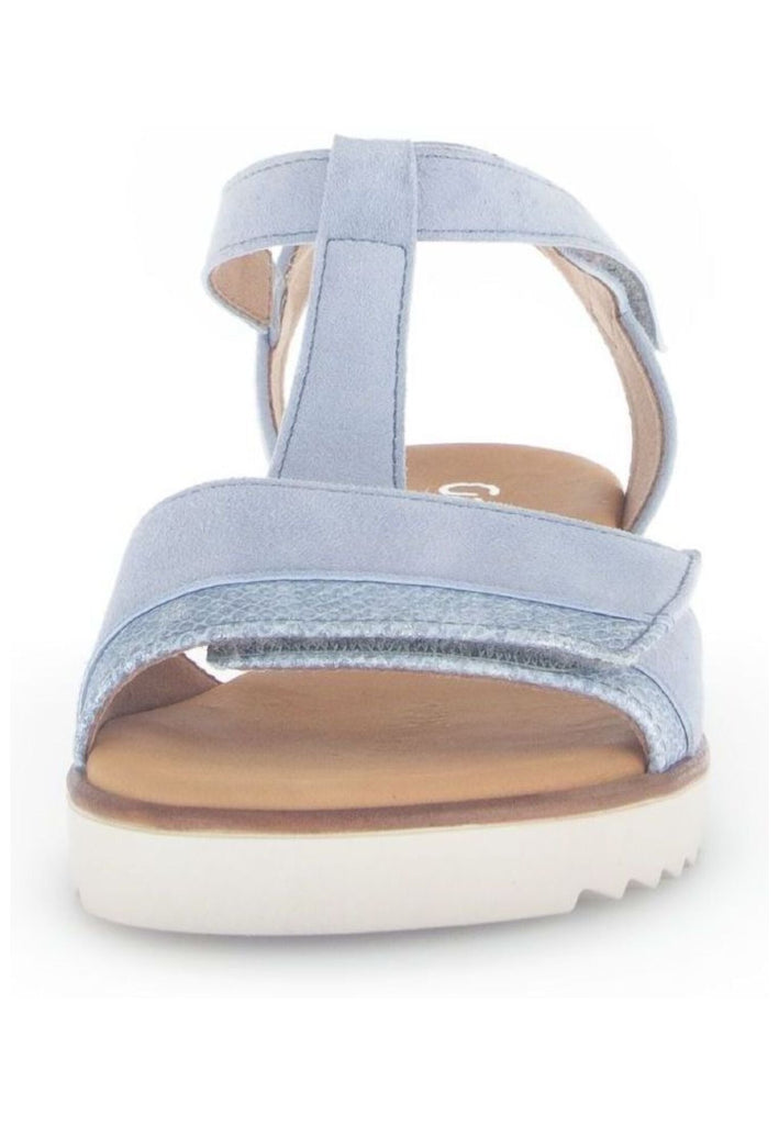 Gabor Comfort Sandalen Veloursleder Azur