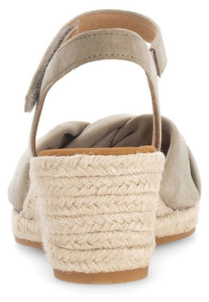 Gabor Comfort Sandalen Veloursleder Beige