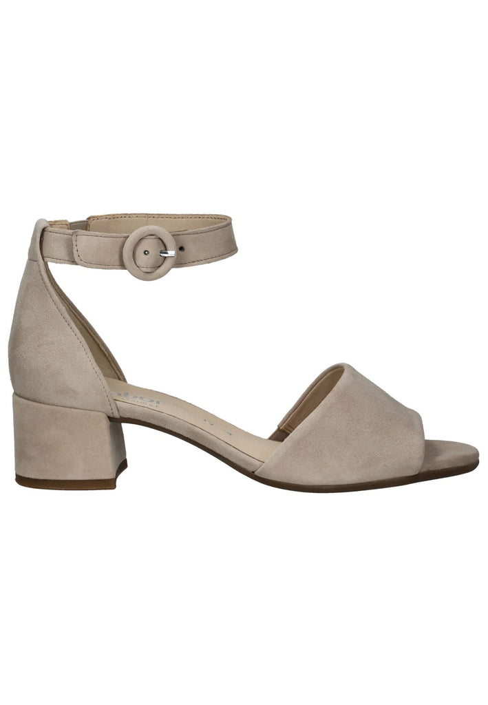 Gabor Comfort Sandalen Veloursleder Beige