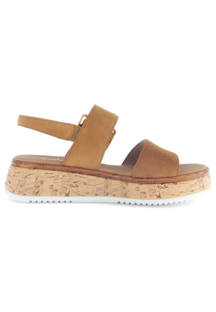 Gabor Comfort Sandalen Veloursleder Braun