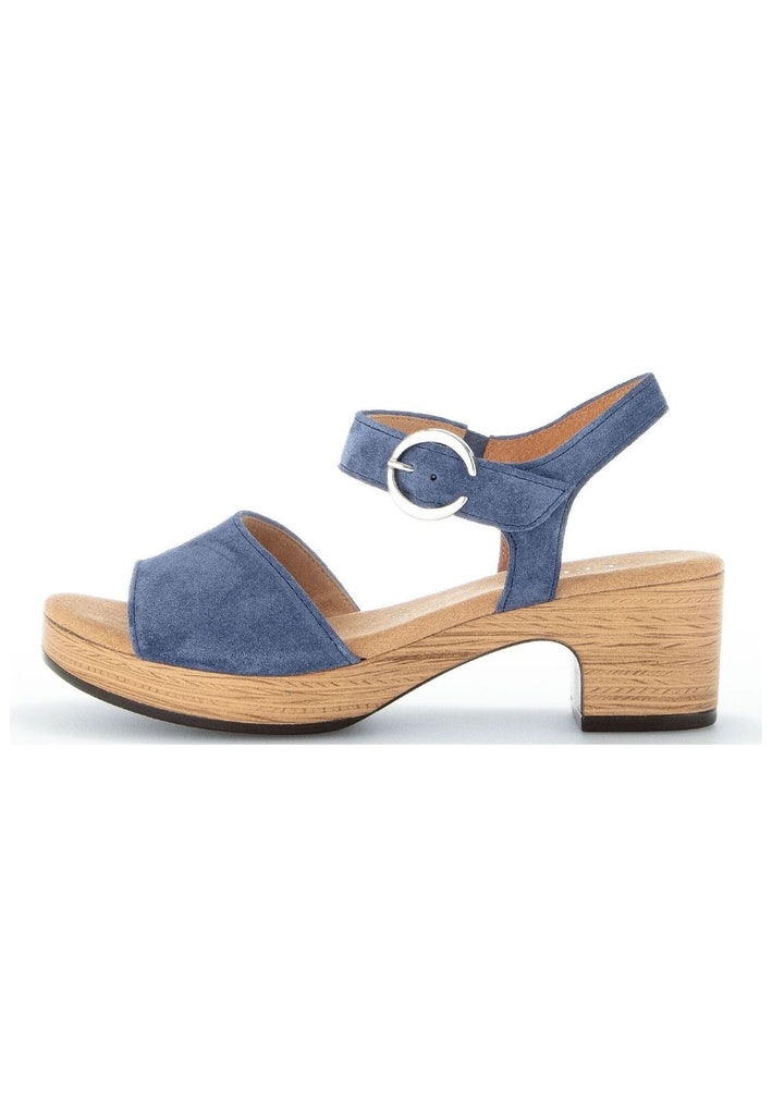Gabor Comfort Sandalen Veloursleder Jeans