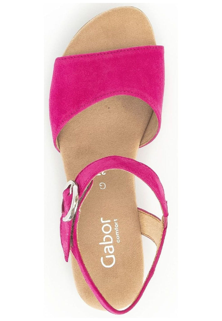 Gabor Comfort Sandalen Veloursleder Pink