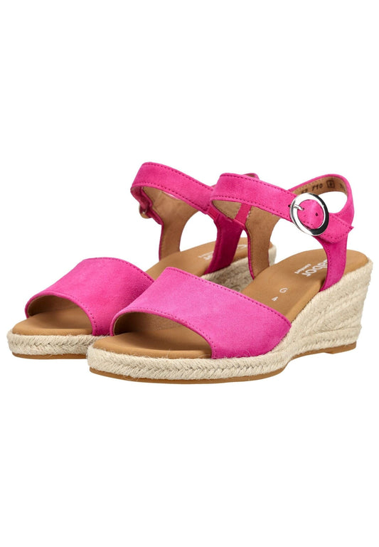 Gabor Comfort Sandalen Veloursleder Pink