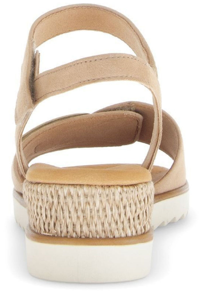 Gabor Comfort Sandalen Veloursleder Sand