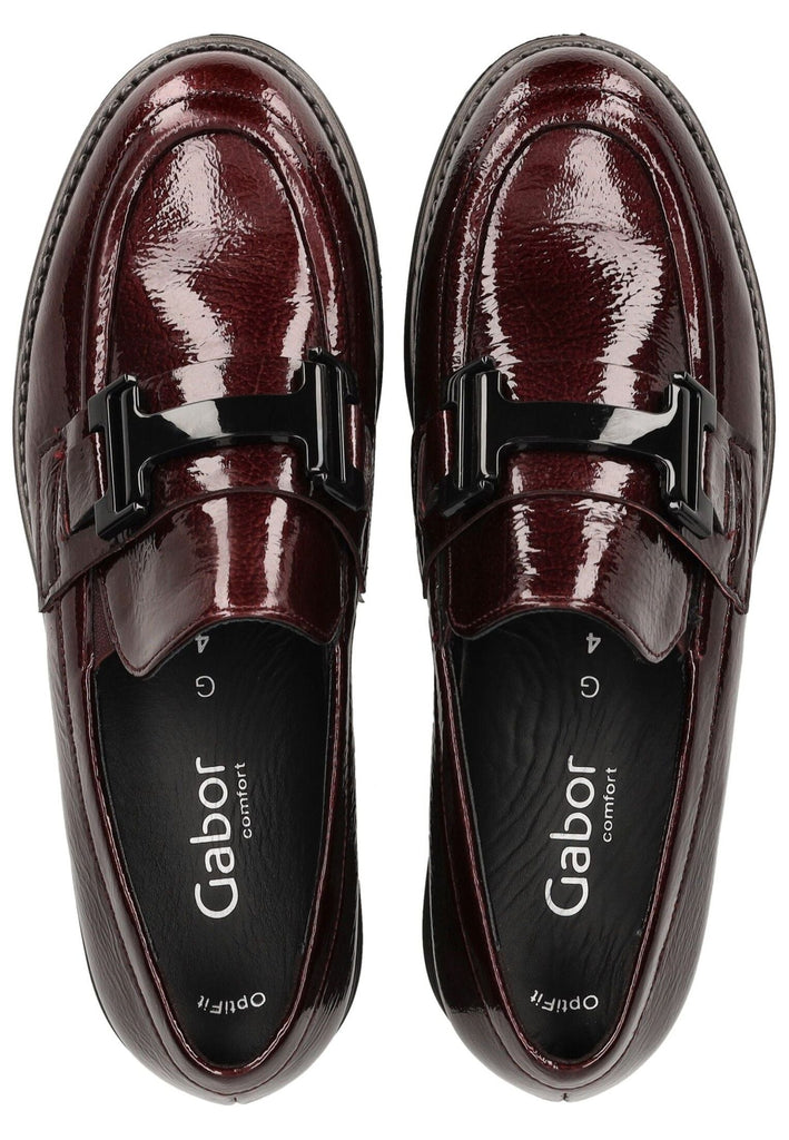 Gabor Comfort Slipper Leder Burgundy