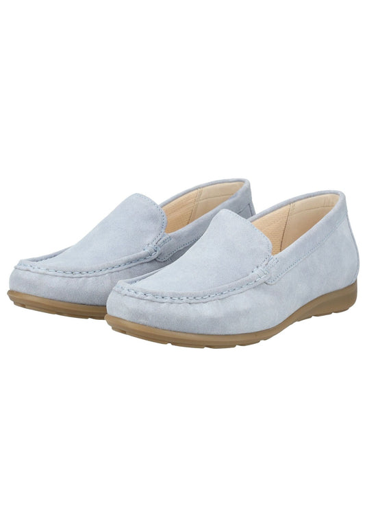 Gabor Comfort Slipper Leder Hellblau