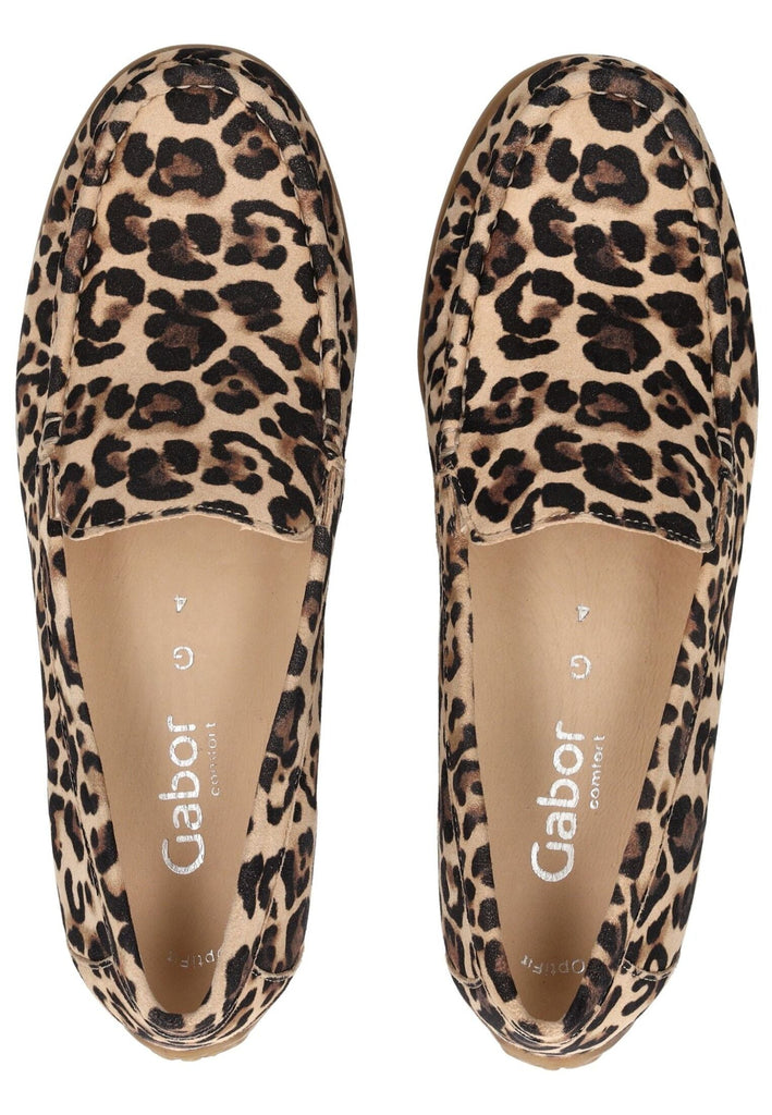 Gabor Comfort Slipper Leder Leopard