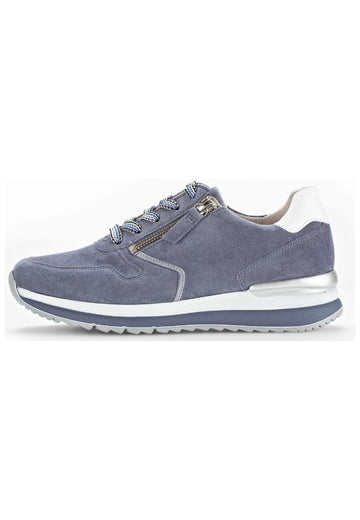 Sneaker Gabor Comfort Sneaker Leder Blau/Weiß
