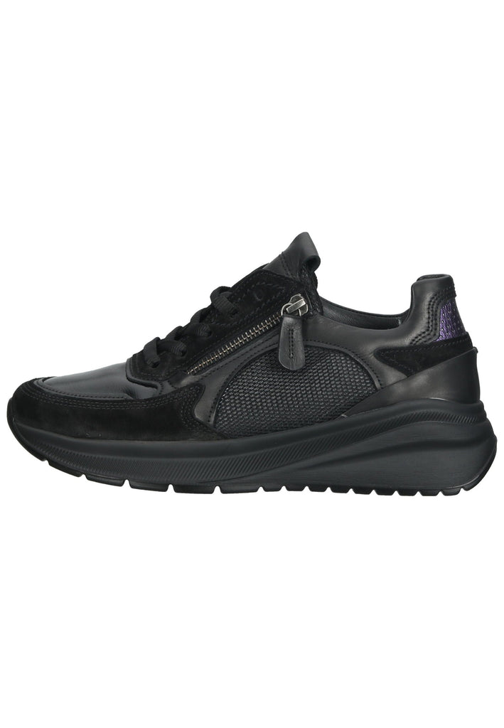 Sneaker Gabor Comfort Sneaker Leder/Textil Schwarz Kombi