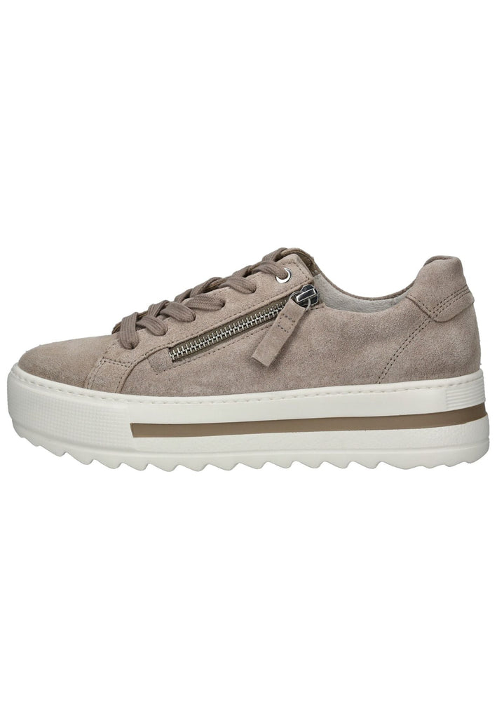 Sneaker Gabor Comfort Sneaker Veloursleder Beige