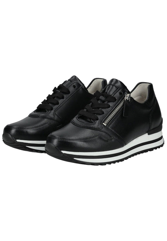 Gabor Comfort Sneaker Glattleder Schwarz