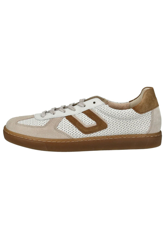 Gabor Comfort Sneaker Glattleder Weiß/Braun