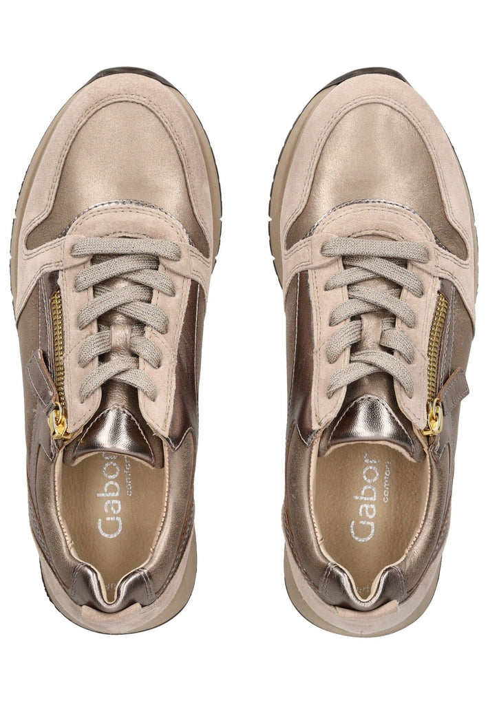 Gabor Comfort Sneaker Leder Grau